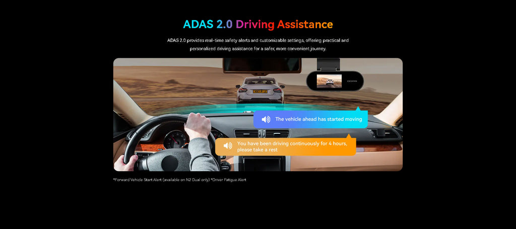 2K Front 1080P Rear Dash Cam DDPAI N2 Dual Night Vision Hidden Car Recorder Parking Monitoring