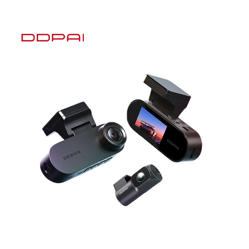 2K Front 1080P Rear Dash Cam DDPAI N2 Dual Night Vision Hidden Car Recorder Parking Monitoring