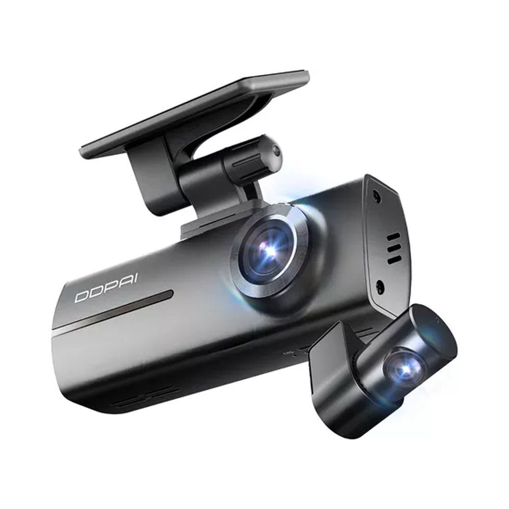Front & Interior Dual Dash Cam 1296P 135° Wide Angle Car Recorder With Parking Monitoring
