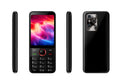 Unlocked 4G Dual Sim Keypad Phone 2.8 Inch TFT Screen FM Radio Bluetooth For Europe Southeast Asia