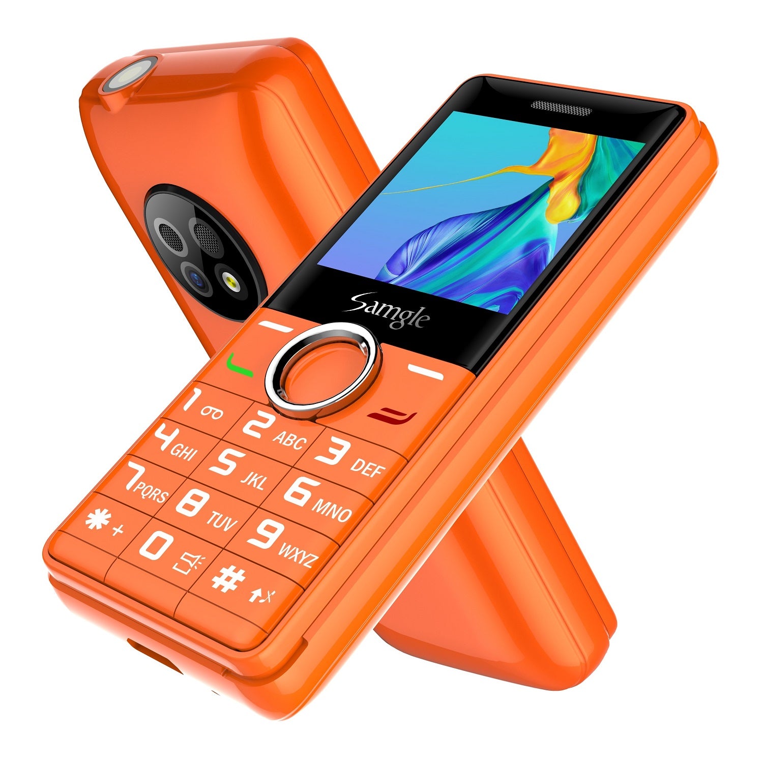 2G Mini GSM Phone Dual Nano SIM Ultra Light Pocket Backup Mobile With Laser Pointer & Flashlight