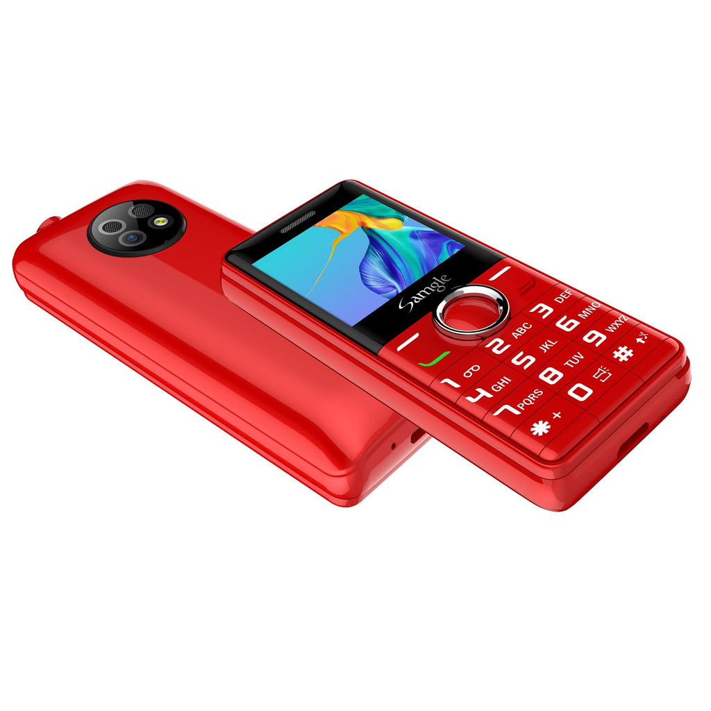 2G Mini GSM Phone Dual Nano SIM Ultra Light Pocket Backup Mobile With Laser Pointer & Flashlight