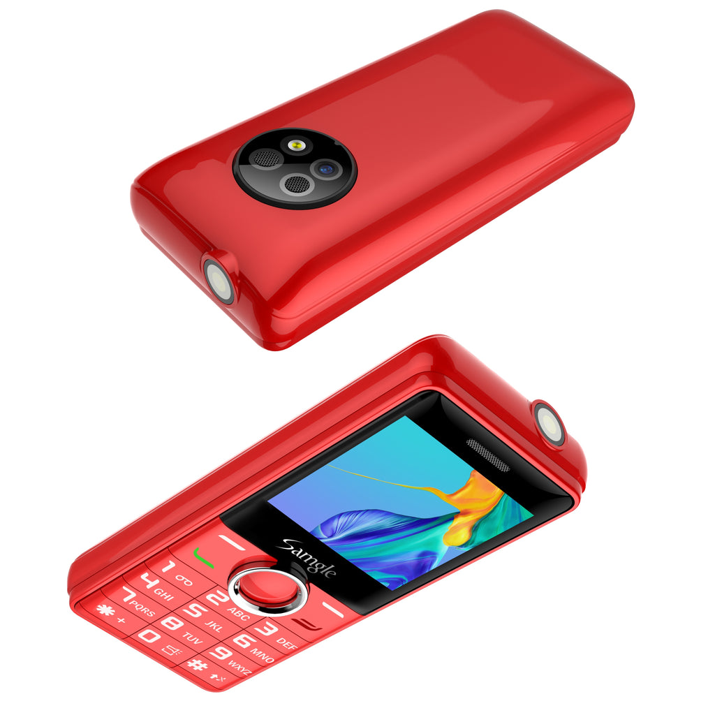 2G Mini GSM Phone Dual Nano SIM Ultra Light Pocket Backup Mobile With Laser Pointer & Flashlight