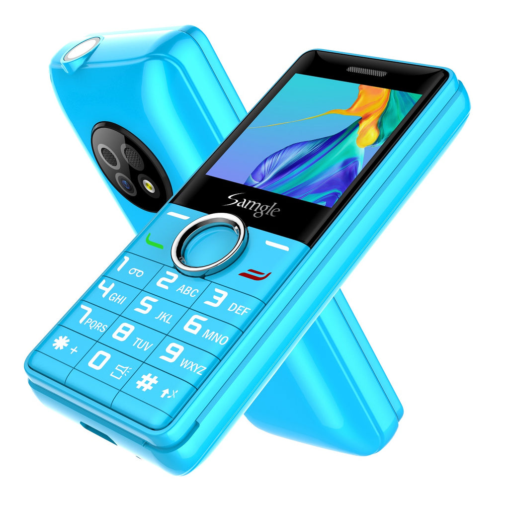 2G Mini GSM Phone Dual Nano SIM Ultra Light Pocket Backup Mobile With Laser Pointer & Flashlight
