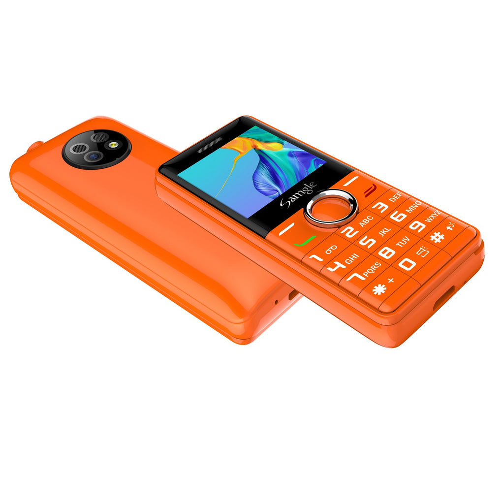 2G Mini GSM Phone Dual Nano SIM Ultra Light Pocket Backup Mobile With Laser Pointer & Flashlight