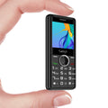 2G Mini GSM Phone Dual Nano SIM Ultra Light Pocket Backup Mobile With Laser Pointer & Flashlight